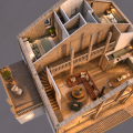 Chalet plan étage