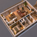 Chalet plan RDC
